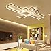 Produktbild LED Deckenleuchte Rechteckig Wohnzimmerlampe Esszimmer 95W Dimmbar Acryl Lampenschirm Decke Pendelleuchte Designer-Lampen Landhaus Küche Esstischlampe Flur Schlafzimmer Fernbedienung Deko Decken-Lampe