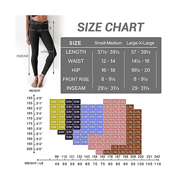 YOLIX-7-Pack-High-Waisted-Leggings-for-Women-Black-Soft-Workout-Athletic-Yoga-Leggings YOLIX 7 Pack High Waisted Leggings for Women, Black Soft Workout Athletic Yoga Leggings