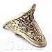 CooB Hunting Knife Finger Guard Bolster, Knife Pommel for Custom Knife Making Guard Coat of Arms. DIY Hand-Casted Solid Metal Knives Supplies Accessoriess (Bronze)