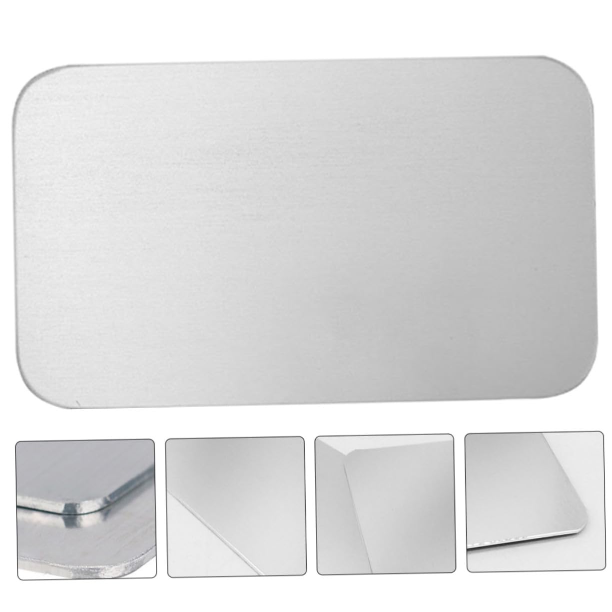 Sommerfest Aluminium Kühlmatten für Haustiere und Kaninchen 2 Stück Sichere Glatte Oberfläche für Tierheim und Transport Silberfarben Effektive Sommerkühlung
