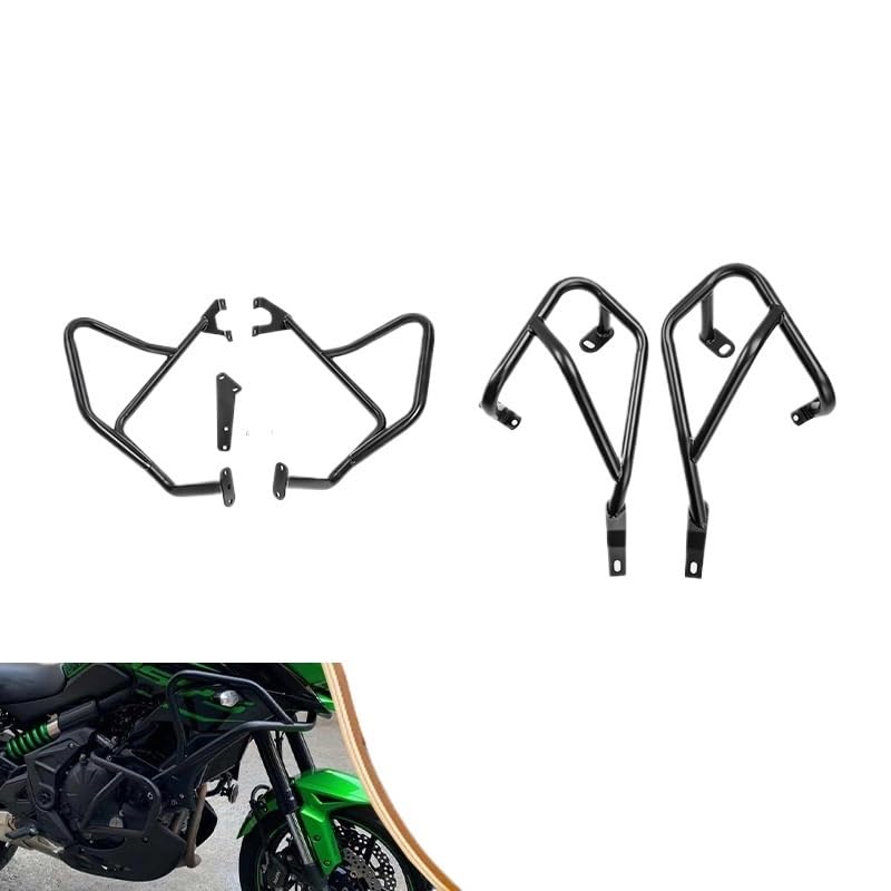 Protection moteur Versys 650 évite les casses de carter - 7