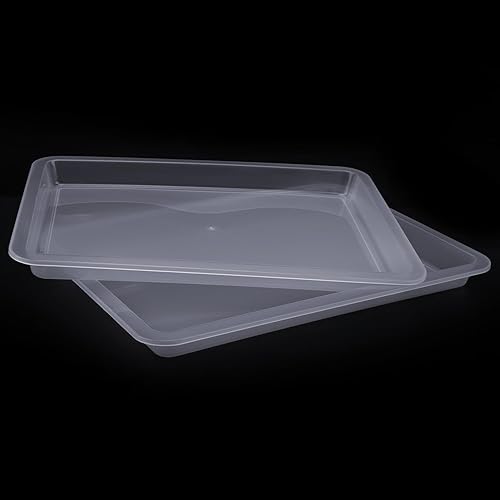 Miniatura 3 de Bandejas de arte de actividad, paquete de 8 bandejas organizadoras de manualidades para pintura, cuentas, limo y juguetes sensoriales, 11 x 8.3 x