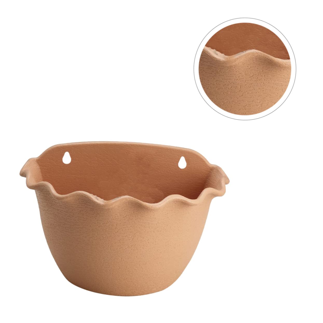 SUPVOX 1 Pc Supporto Per Vasi Da Fiori Da Esterno Fioriere Per Ringhiere Per Balconi Vasi Di Terracotta Appesi Vasi Per Piante Da Fioriere Da Esterno Wall Mount Secchio Sospeso