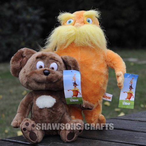 Buy Dr Seuss The Lorax Plush Stuff Toys Lorax Bar ba loots Pipsqueak 
