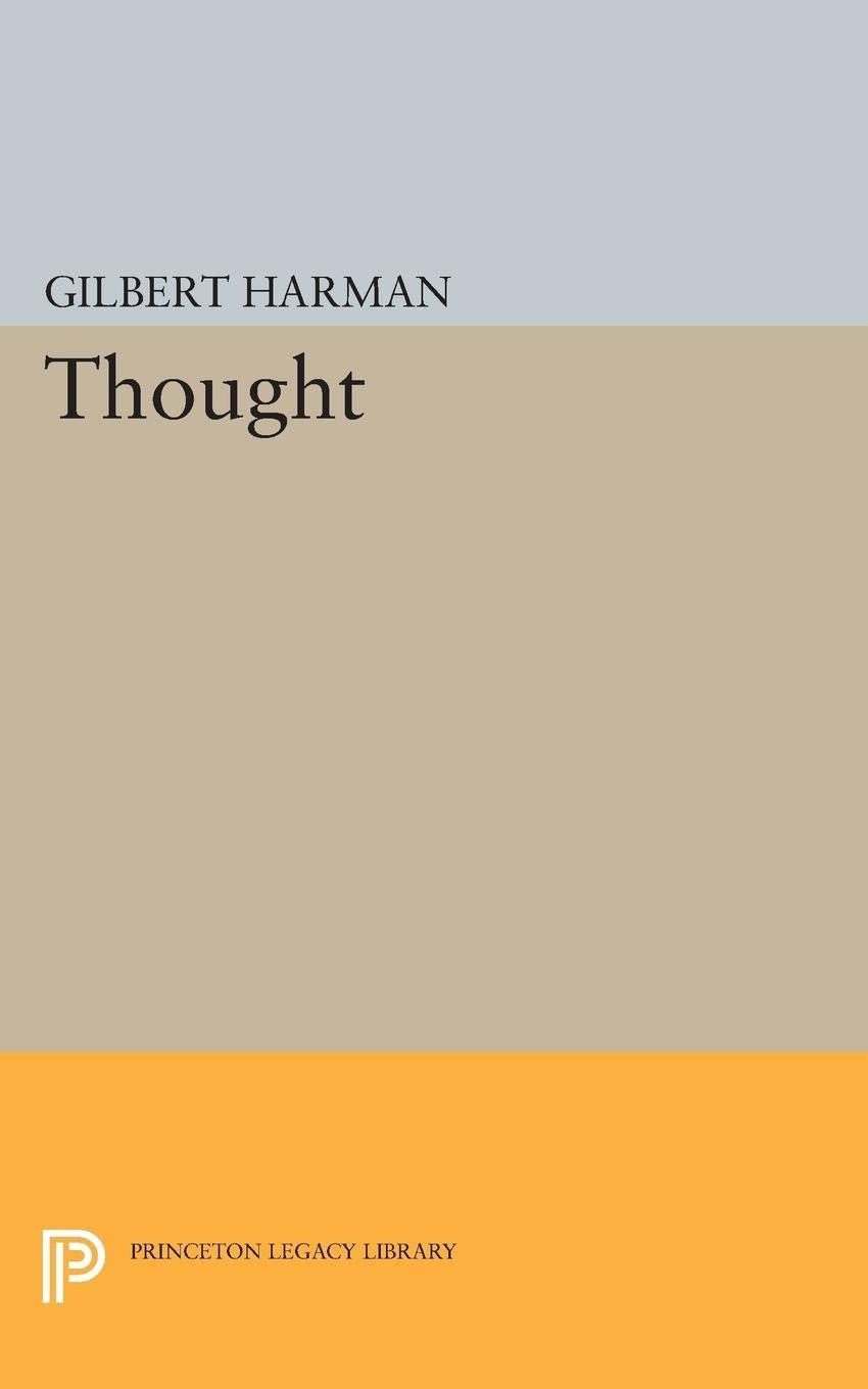 Thought (Princeton Legacy Library): 1852