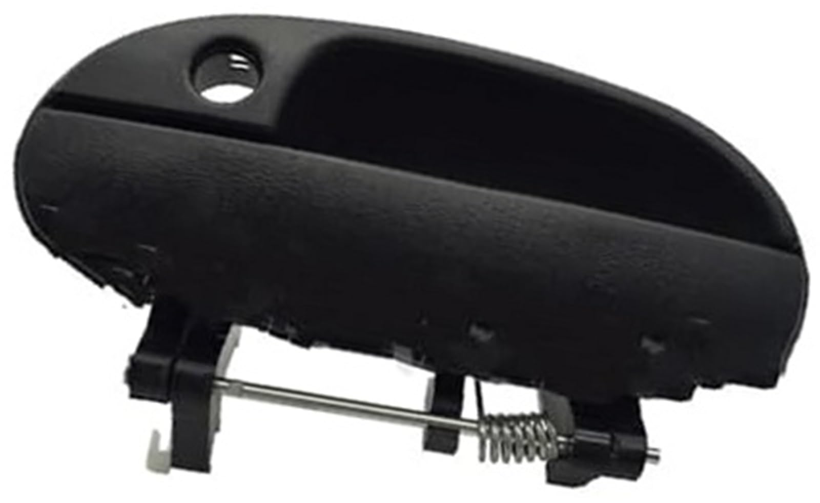 Vectzeta Black Front Left Car Exterior Door Handle, For Daewoo, For Lanos 1995-2002 96226329 96226330 96226249 96226250 Outside Outer Front Rear Left Right Car Outer Handle Cover(Black Front Left)