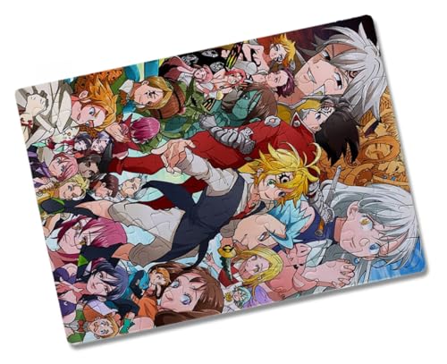 Puzzle pequeno tamanho aprox. A5 de 80 peças Nanatsu no TAIZAI sete peças capitais quebra-cabeças puzzle para adulto
