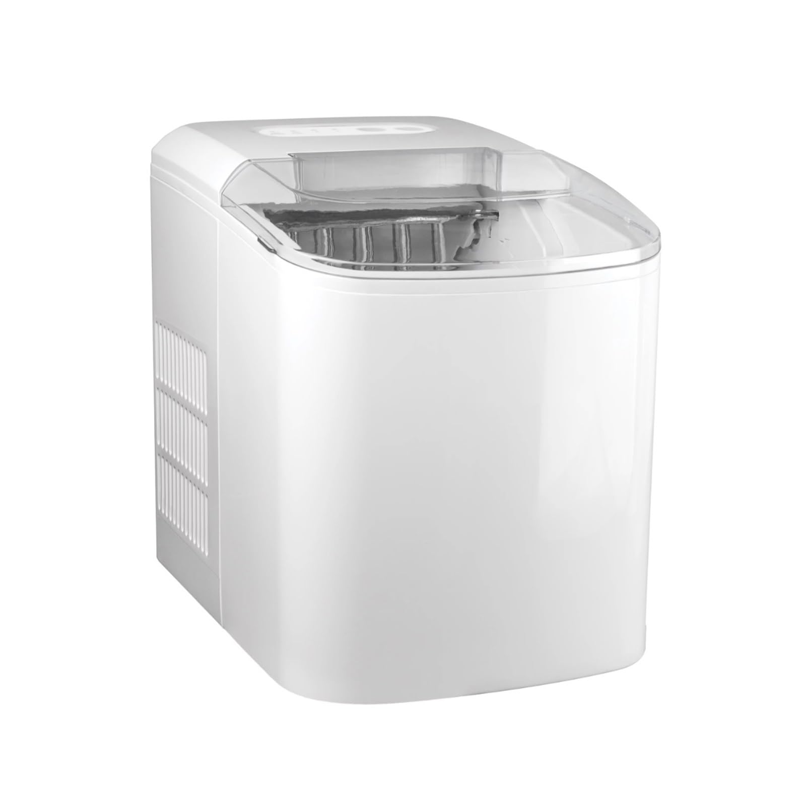 Máquina de hielo Máquina automática for hacer hielo en encimera, portátil, de 26 libras, máquina for hacer cubitos de hielo for electrodomésticos, color blanco Cocina