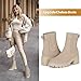Athlefit Women's Chelsea Boots Fashion Slip on Platform Ankle Boots Lug Sole Chunky Booties