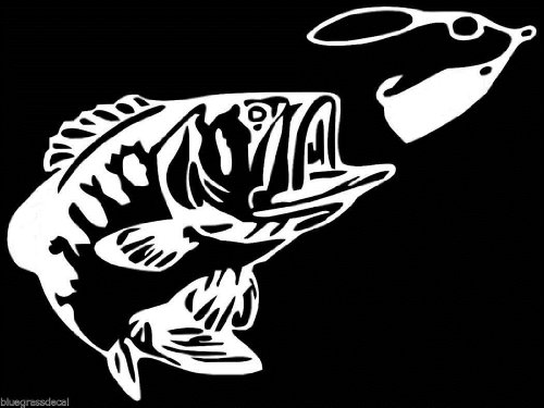 Bass Fishing Spinner Bait Decal Sticker