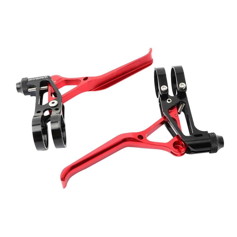MiOYOOW 1 Paia Leve Freno Bici in Lega di Alluminio Leva della Maniglia del Freno a V Regolabile Leggero per Bici da Strada MTB BMX