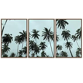SIGNWIN Framed Canvas Wall Art Aerial View of...