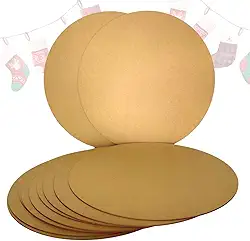 Kit 12 Sousplat em Mdf Cru Tapete de Mesa Porta Pratos 35cm