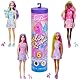 Barbie Color Reveal Puppe und Accessoires, Ballontier-Reihe, 6 Überraschungen einschließlich Farbwechsel und Mini-Ballontier (Stile können abweichen), JFV58
