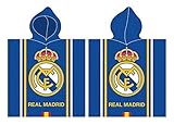 Material duro real madrid Real Madrid Poncho Playa Algodon Toalla Tiempo Libre y Sportwear Infantil, Juventud Unisex, Multicolor (Multicolor), Talla Única