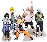 FUNWIZ Naruto Uzumaki Kakashi Sasuke PVC Figure (Set of 5)