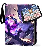【400 Espace de Stockage Extra Large】 Le Classeur carte contient 50 cartes au total, les cartes peuvent être stockées des deux côtés, 4 poches de chaque côté, peut contenir 400 cartes à collectionner au total, plus de soucis de perdre des cartes.Album carte format de poche : 6,85 x 8,9 cm par pochette, pour conserver les cartes à collectionner en bon état.