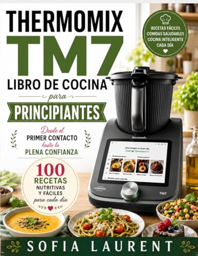 THERMOMIX TM7 LIBRO DE COCINA PARA PRINCIPIANTES: Desde el primer contacto hasta la plena confianza 100 recetas nutritivas y fáciles para cada día