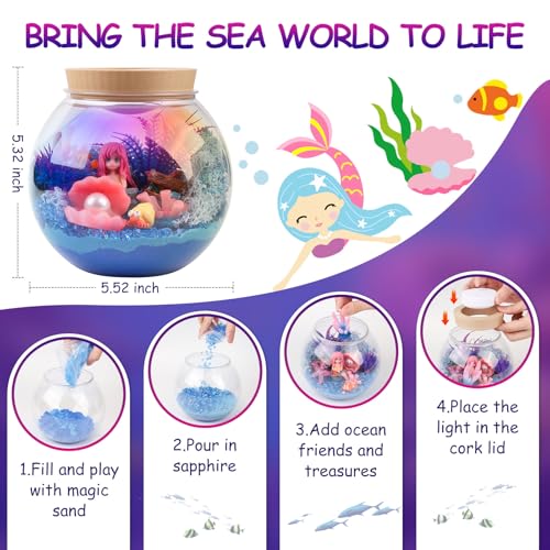 Kit Terrario Sirena con Luz LED y Control Remoto miniatura 6
