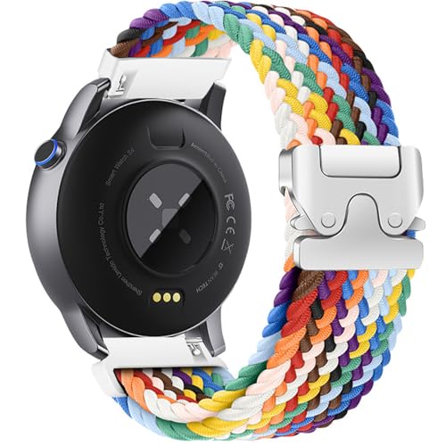 【Materiale】 braccialetti regolabili da uomo per donna sono realizzati con materiali in nylon di alta qualità, morbidi, flessibili, leggeri, traspiranti e lavabili, mentre non irritano la pelle e non sfregano sul polso come la plastica, consentono al sudore di fuoriuscire, si asciugano rapidamente e sono facili da pulire. Questo è un buon stile per l'allenamento. Un'ottima alternativa ai cinturini in silicone