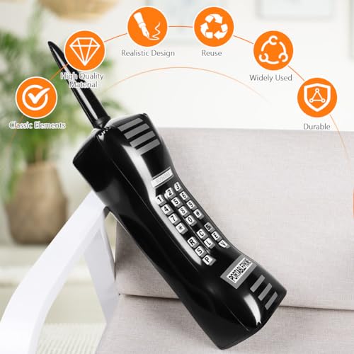 Aomig Aufblasbare Instrumente Spielzeug, 80’s 90’s Party Dekoration Disco Ballon Aufblasbare Handy, Aufblasbares Handy Party Zubehör Geeignet für Retro Hip Hop Disco Rock Mottopartys