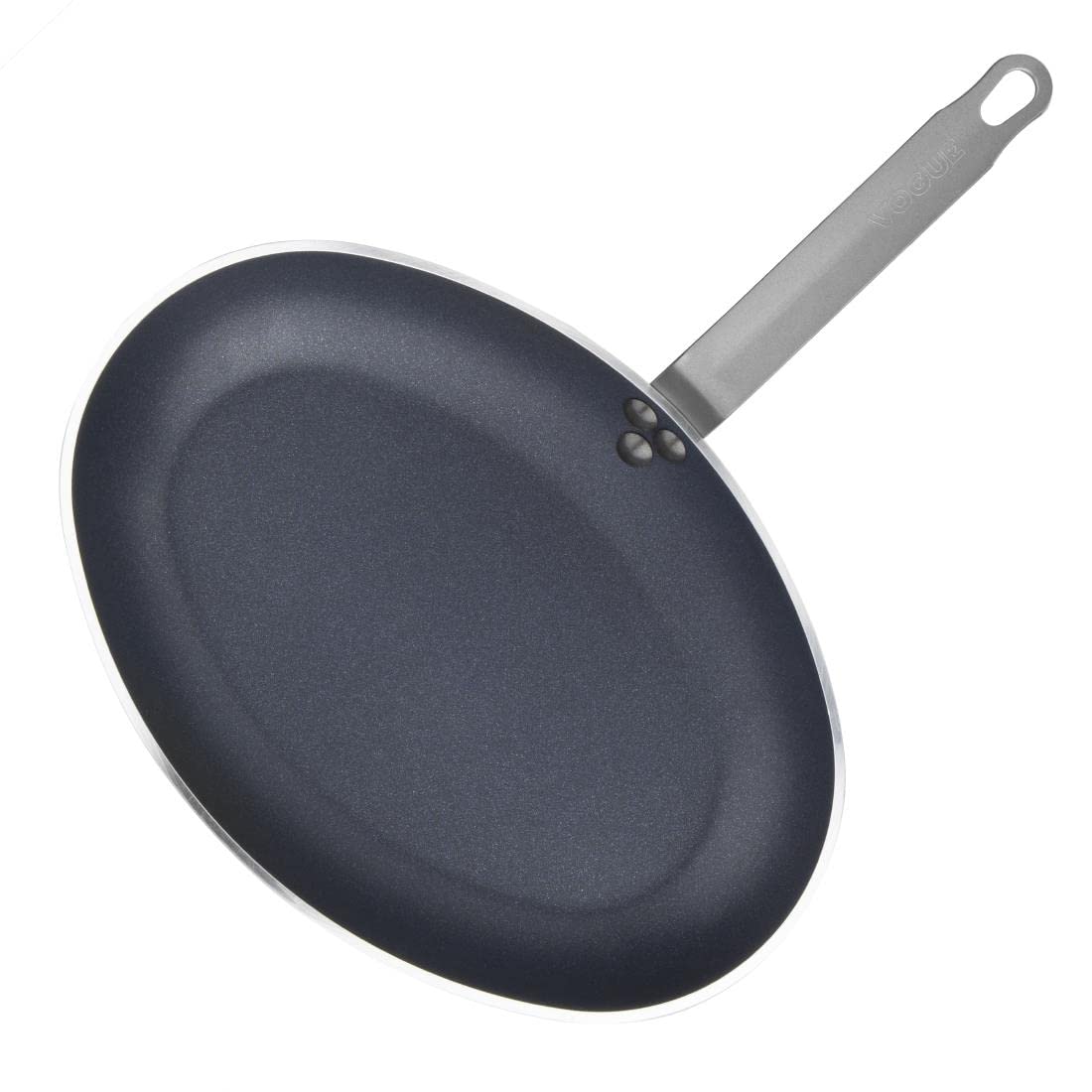Vogue Poêle Ovale Antiadhésive Teflon Platinum Plus 36cm, Dimensions: 360(Dia)mm, Matière: Aluminium, Lavage à la Main, Compatible Tous Feux Sauf Induction, Cuisine Professionnelle & Domestique, T357
