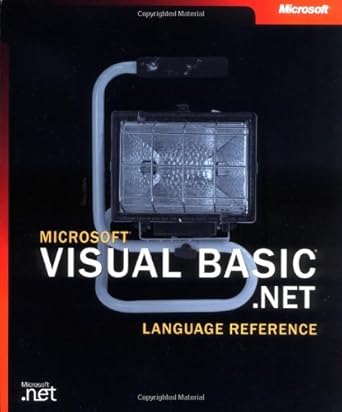 Microsoft Visual Basic .Net Language (Pro-Documentation): Amazon.co.uk ...