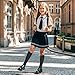 Dxhycc 3 Pairs Girls Knee High Socks Soft Cotton School Uniform Dress Socks Long Over The Knee, Dark Grey