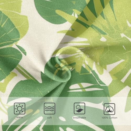 KLL Tropical Greens Leaves Baby Boys Pure Cotton Underwear Briefs Breathable Undies3