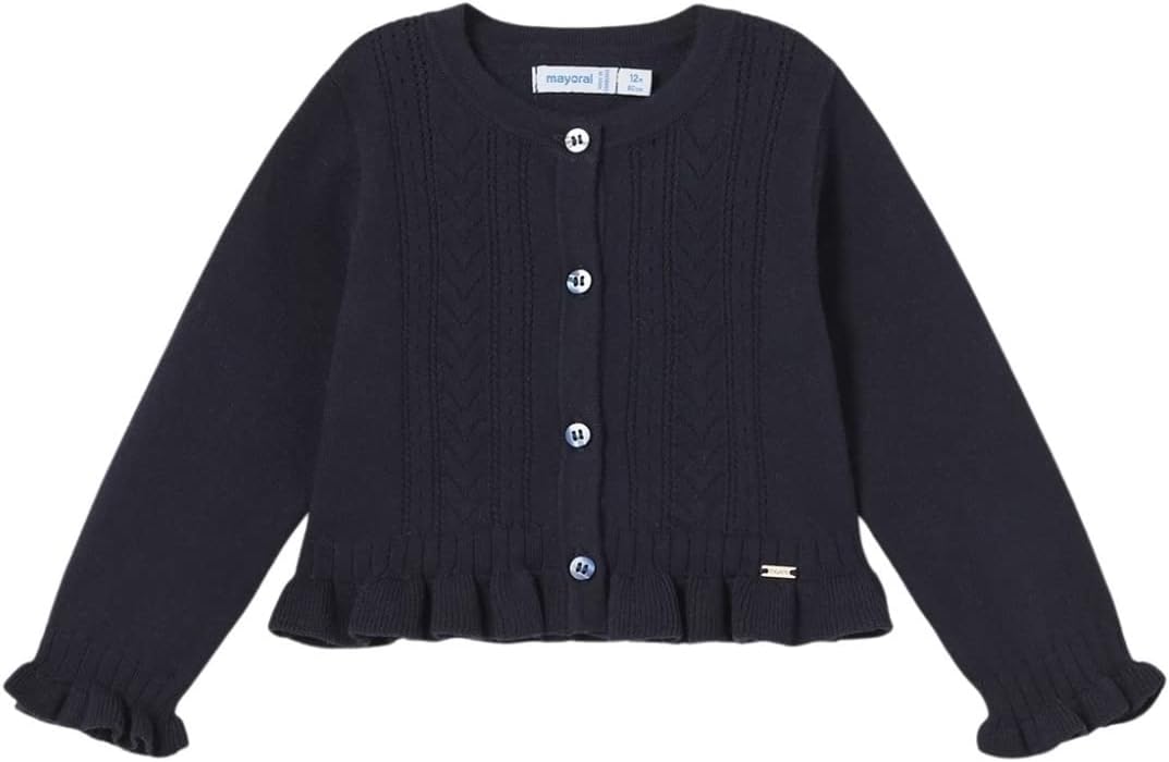 Mayoral Knitting Cardigan for Baby-Girls Navy