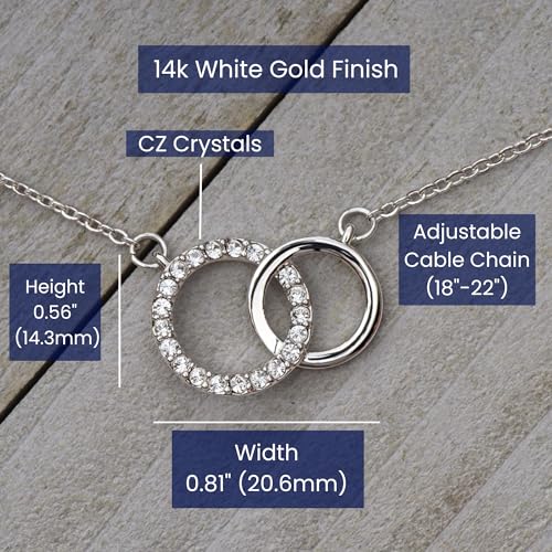 To My Sister Necklace | Gift from Sisters with Message Card & Gift Box | Big & Little Sisters Jewelry | Stainless Steel Necklace for Birthday, Christmas, or Friendship3