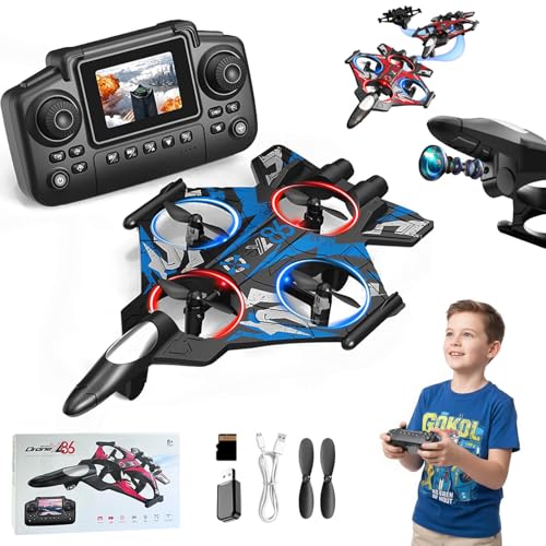 RC Fighter Jet Plane with Camera & Screen