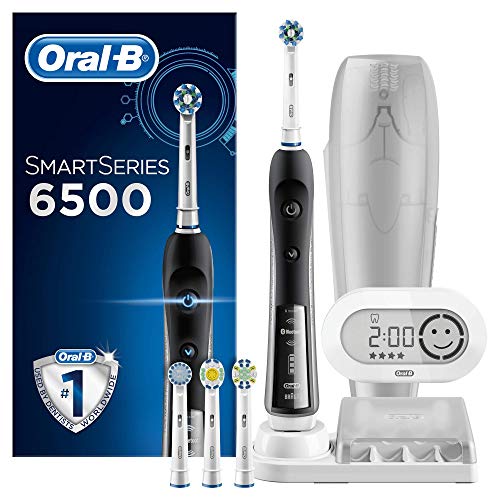 Oral-B SmartSeries Black 6500 CrossAction App Connected Electric Toothbrush Oral-B SmartSeries Black 6500 CrossAction App Connected Electric Toothbrush