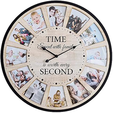 JUMBO HUMBLE 12 Photo Collage Clock Cover