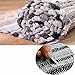 Poowe Cotton Handmade Reversible Chindi Rag Rugs,Multi Color Hand Woven Striped Area Bath Rug Mat Carpet with Tassels Machine Washable,for Laundry Room Kitchen Livingroom Hallway Entryway 20