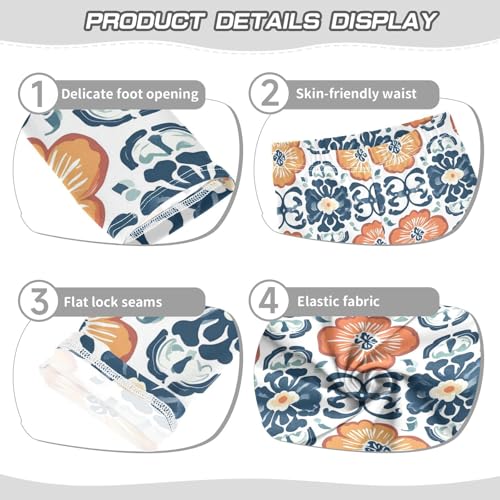 KLL Seamless Asian Traditional Patterns Toddler Girls Leggings Comfortable High Waisted Yoga Pants Sports3