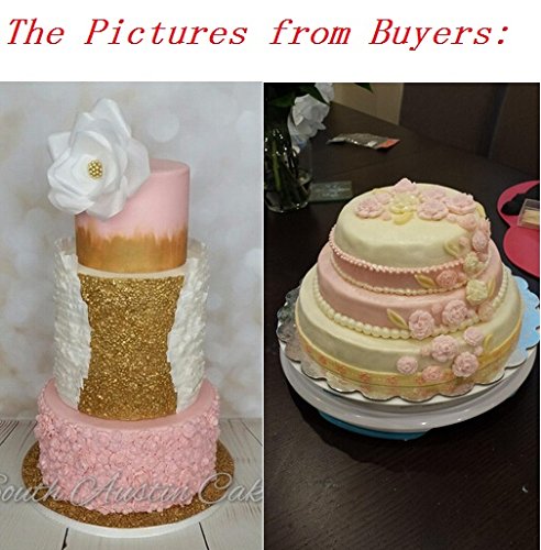 Sunkool Roses Mold Flower Silicone Cake Molds Chocolate Sugarcraft Decorating Fondant Fimo Tools 4 Size Pink 1 Piece #TOP1