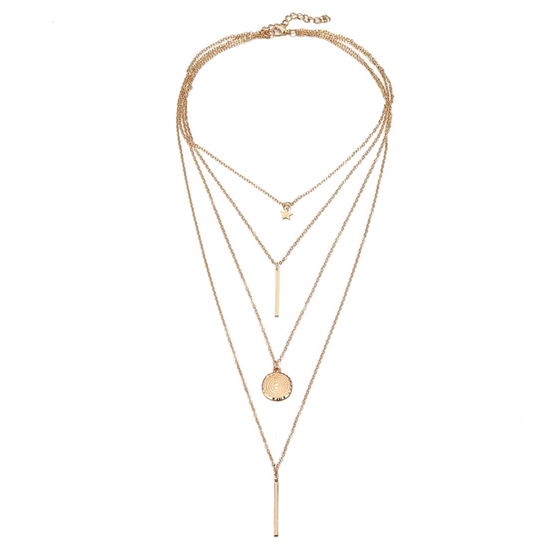 See full amazon price history chart for Jewels Galaxy Womens Exclusive Star & Coin Multi Layered Stunning Necklace (CT-NC-44088) Jewels Galaxy Womens Exclusive Star & Coin Multi Layered Stunning Necklace (CT-NC-44088) (B07X7RJ4HJ) Amazon Price History, Amazon Price Tracker