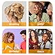 Ouligay 50 Stück Gold Haarschmuck für Zöpfe Dreadlocks, Loc Schmuck für Haar, Goldene Haarringe Braids Metall Cuffs Flechtet Haar Schmuck Dreadlocks Zubehör für Herren Damen Mädchen Jungen