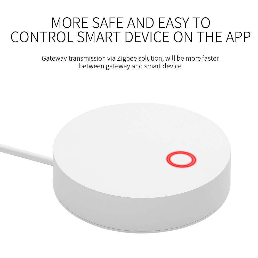Smart Tuya ZigBee Hub Gateway Smart Home Bridge Smart Life APP Control remoto inalámbrico Trabajo con sensores Tuya Zigbee