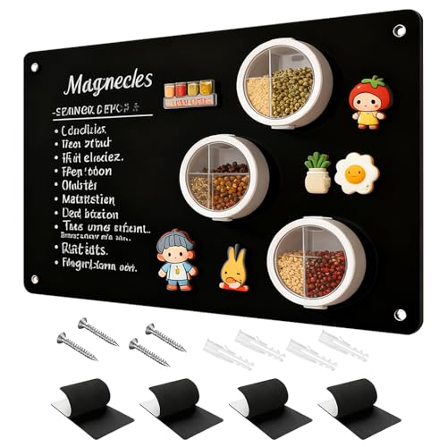 Ya en mundofriki.es: Weciau Pizarra Magnética Negra, 43 x 30 cm, Superficie de Antirrayaduras, Autoadhesiva, Tablero Magnetico para Imanes Pared para Oficina, Cocina, Nevera, Pared