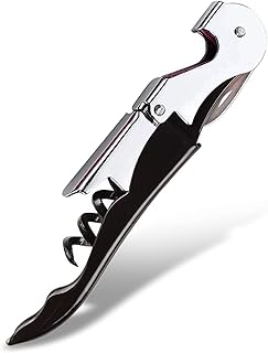 Waiter Corkscrew, 1 Pcs Wine Opener Corkscrew, Bottle Opener for Restaurant Waiters Bartenders Sommelier