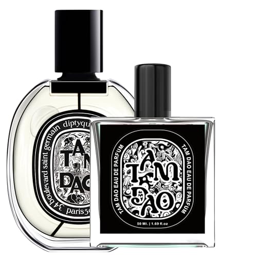 Image of WONJU Elegant Eau De Parfum Pair for Women and Men with Tam Dao and Pink Flora Inspired Perfume, Stylish Unisex Fragrance Set for Everyday Luxury