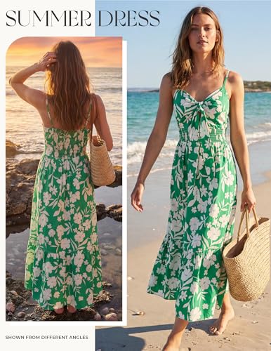 Image of GRACE KARIN Womens Summer Floral Maxi Dresses 2026 Long Flowy Boho Dress Beach Vacation Sundresses Casual Clothes with Pocket
