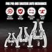 BIG RED Gear Puller Set, 3''4''6'' 3 jaw Puller Tool, Puller Kit for Gearing, Pulley and Bearing Removal, Puller Kit Pulley with Reversible Jaws, 3 Pcs
