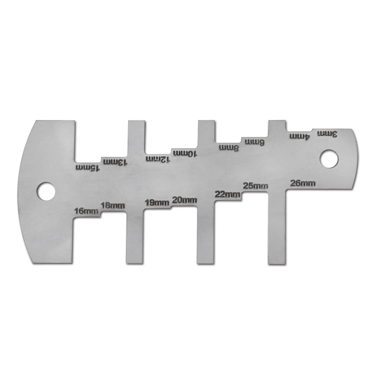 Accurate 3-26mm Stainless Height Gauge for Woodworking and Metal Projects Smooth Surfaces Measuring Tool for Precisions Height Measurement Ruler