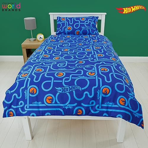 Hot Wheels Officially Licensed Beast Design Single Duvet Cover Set, Blue - Image 4