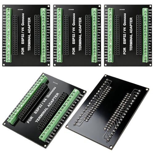 Breakout Board ESP32: questa breakout board ESP32 consente di estendere un pin GPIO della scheda ESP32 a due, il che rende particolarmente comodo per gli utenti utilizzare tutti i pin nei moduli elettronici e componenti Smart Home e nei progetti fai da te
