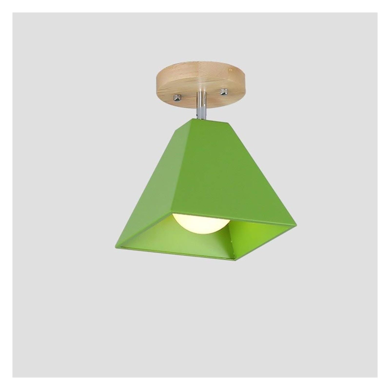 WJQQLSM Lighting fixtures Modern Loft Chandelier - Nordic Iron Ceiling Lamp, E27 Edison, Stylish Lighting for Home and Office(Green)