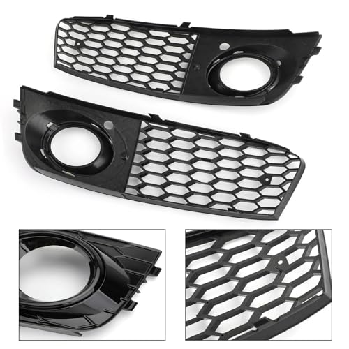 Rejilla de ventilación de faros antiniebla 8KD807682 de panel de abeja para A4 B8 2